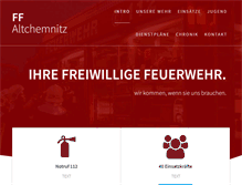Tablet Screenshot of ff-altchemnitz.de